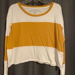 Long sleeve crop top